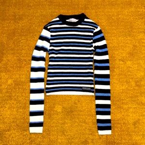 Urban Outfitters striped ribbed sweater xs